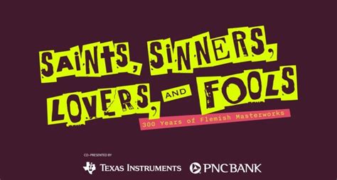 saints sinners lovers and fools dallas